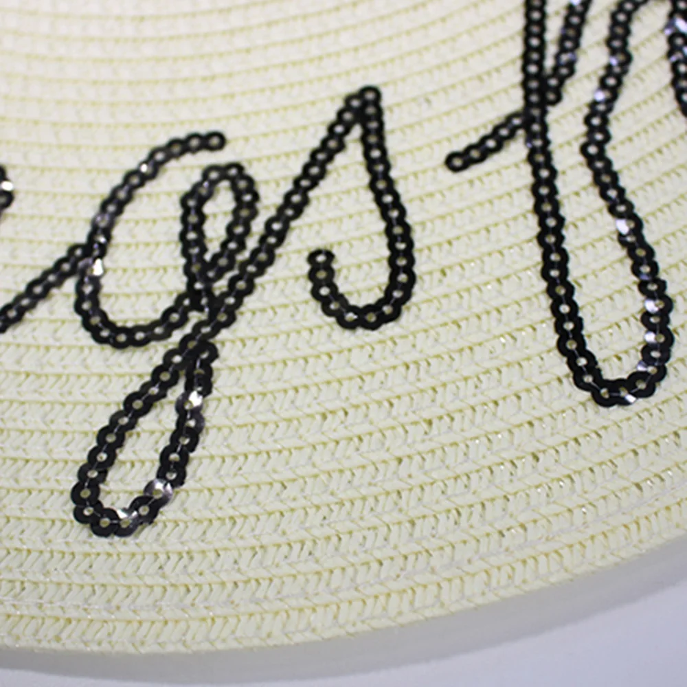 Шляпа Женская Солнцезащитная с широкими полями соломенная уличная Складная