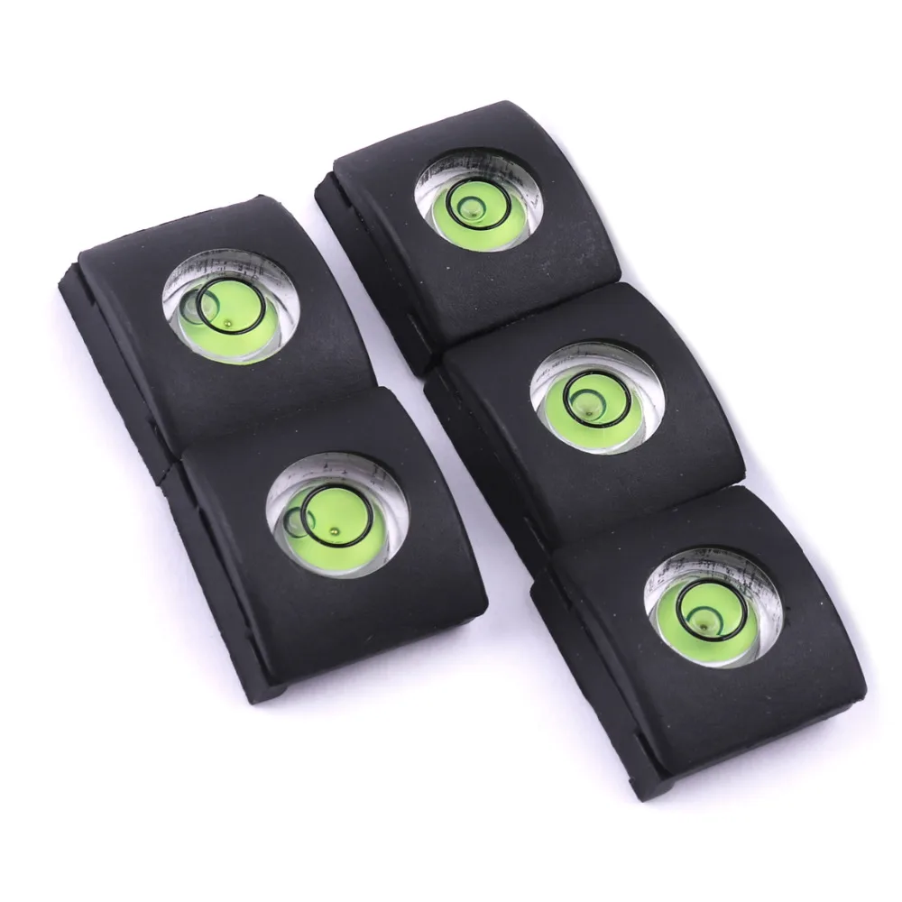 6 шт./компл. квадратный Горячий башмак пузырьковый уровень с точным