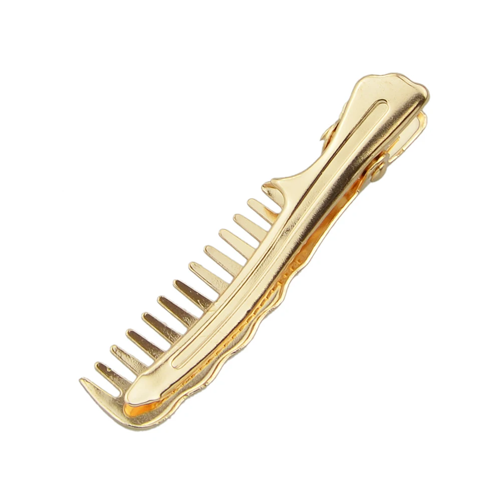 Feelontop Minimalist Style Hair Jewelry Gold Color Silver Hairpins Comb Shape Accessories for Women Accessories|hair jewelry|hairpin combhair comb
