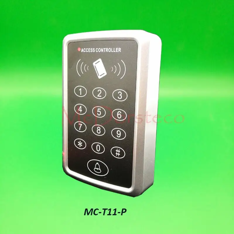 T11-P 125 кГц Rfid Контроль доступа пресс-Клавиатура RFID система контроля допуска к двери дверной замок управление Лер дверной шкафчик и открывалка - Цвет: NO Card