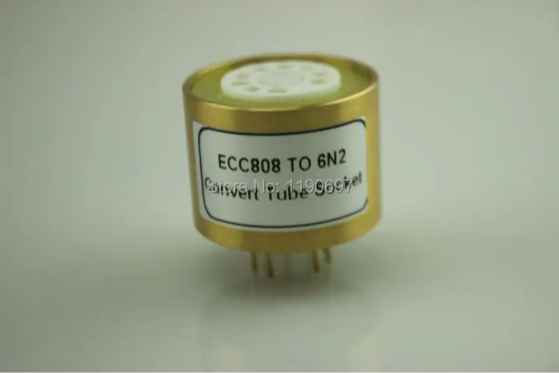 Адаптер ECC808 (верхний) 6N2 (нижний) с 9 контактами на контактов|tube diy|vacuum tubeaudio vacuum tube |