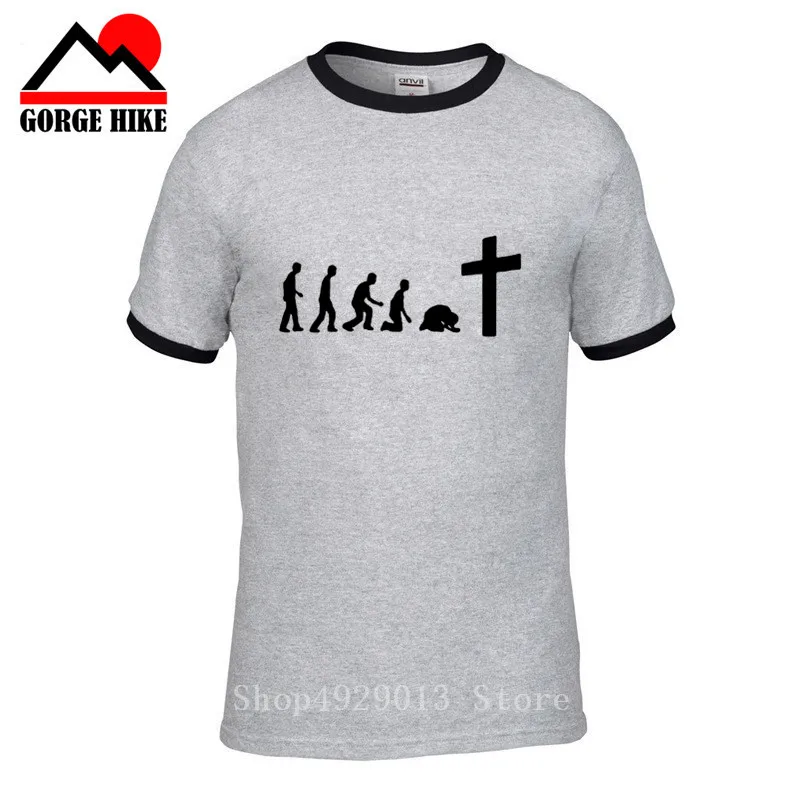 2019 г. God is Love Jesus Wonderful Team Evolution | Мужская одежда