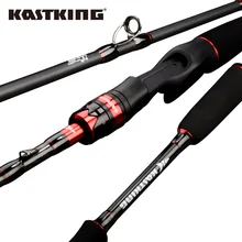 KastKing Макс стальная Удочка углеродное спиннинговое Литье удочка с 1,80 м 1,98 м 2,13 м 2,28 М удочка для приманка для щуки
