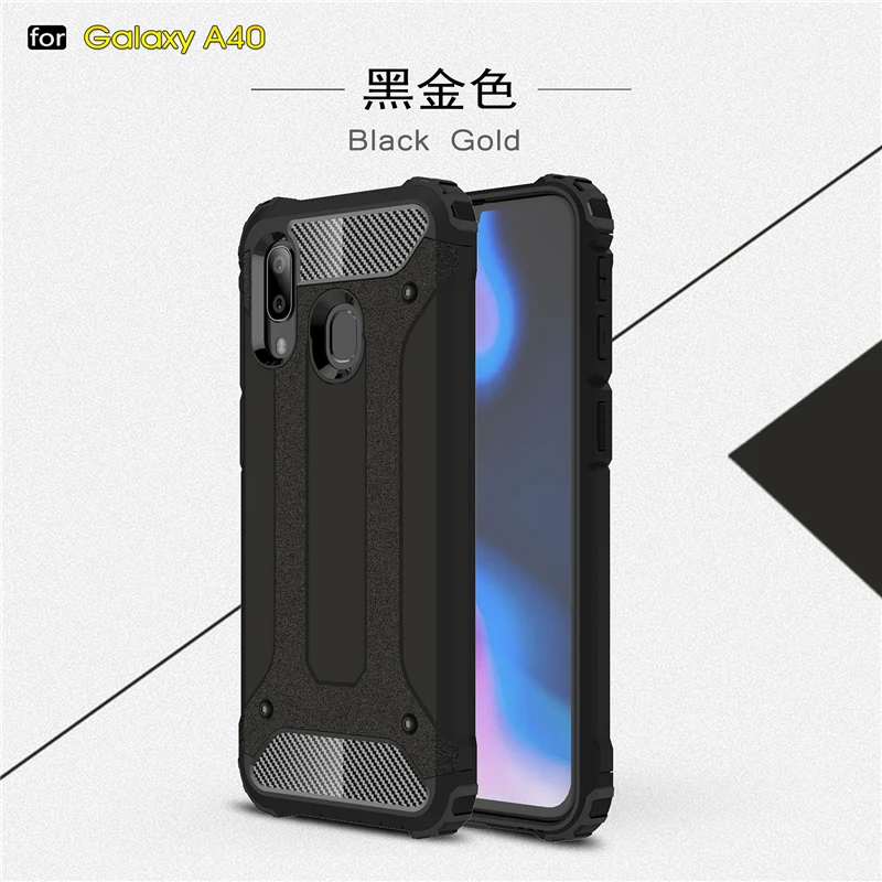 Чехол для Samsung Galaxy A40 силиконовый армированный жесткий чехол A405F | Мобильные