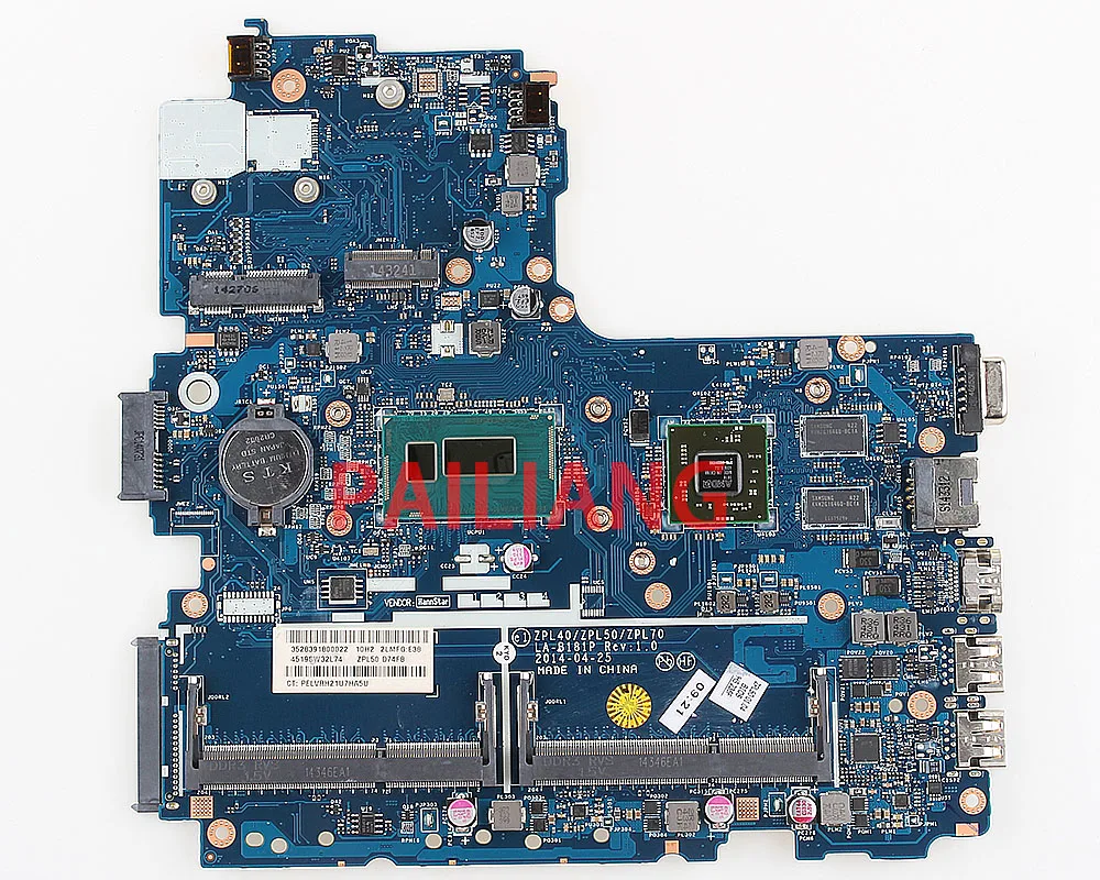 Pailiang материнская плата для ноутбука hp Probook 450 G2 I3 материнская плата 784118-001 784118-501 ZPL40/ZPL50/ZPL70 LA-B181P tesed DDR3