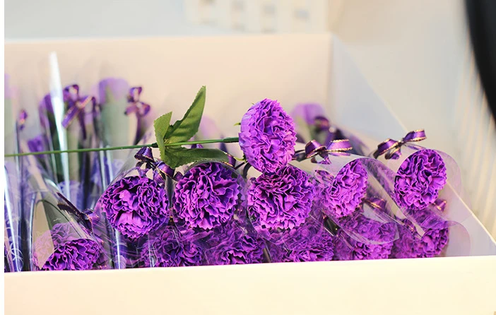 1 шт. мыло в форме гвоздики декоративное лепестки цветов для ванны эфирное масло