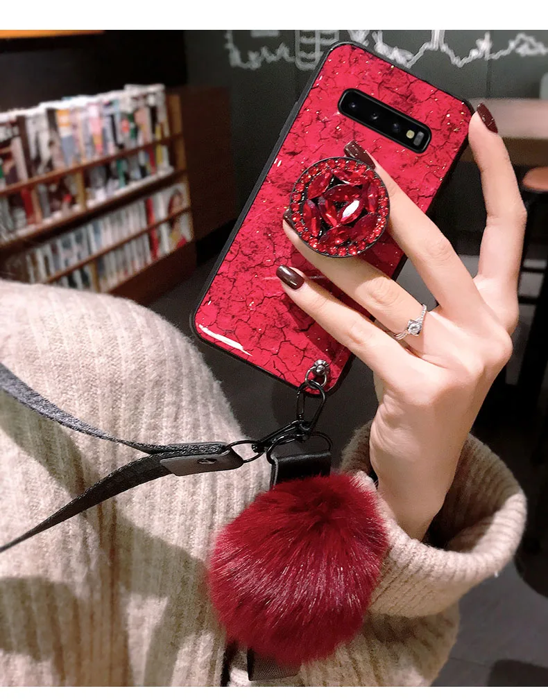 Мрамор Блестящий силиконовый чехол для samsung Galaxy S10 плюс S10E S9 S8 S7 Edge Note 8 9 крышка на A10 A20 Core A20E A30 A40 A50 A70