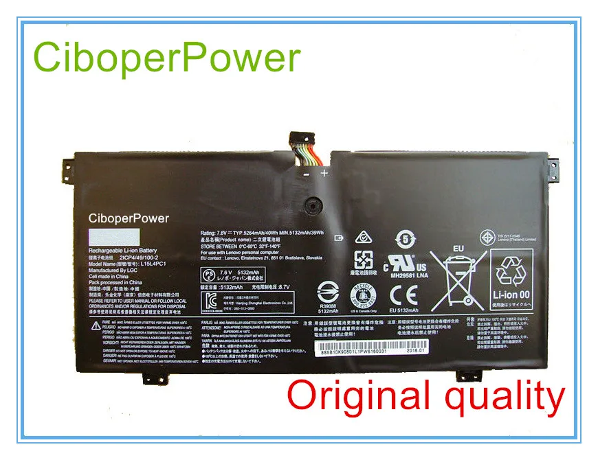 Оригинальный аккумулятор для 710 серии L15L4PC1 21CP4/ 2 7 6 V 40Wh|battery original|battery forbatteries batteries |
