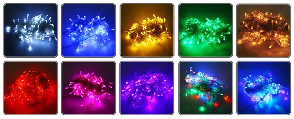 10 м 100 светодиодов украшение-гирлянда светильник наружные вечерние праздничные