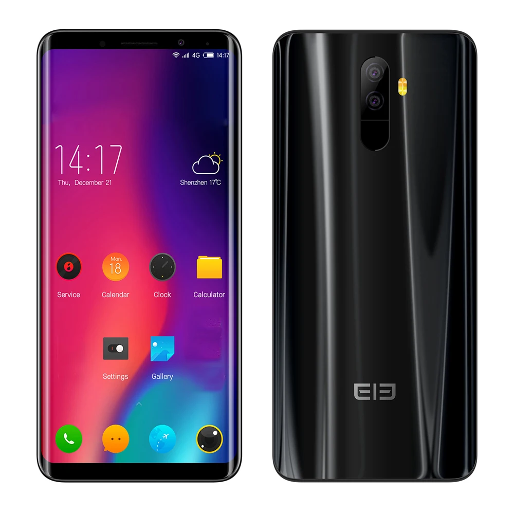 Восстановленное Elephone U Pro Face ID смартфон 5 99 ''android 8 0 Qualcomm Snapdragon 660 6 ГБ 128 13MP сзади