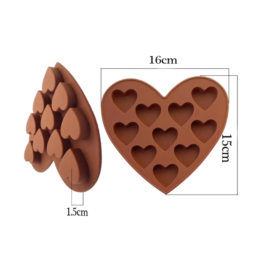 Силиконовые шоколадные формы для выпечки букв цветов 3d в форме сердца конфет