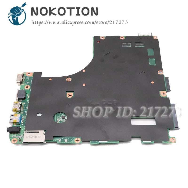 NOKOTION материнская плата для ноутбука acer aspire E5-411 E5-411G основная плата DAZQMBMB6B0 NBMRX11002 NB. MRX11.002 DDR3