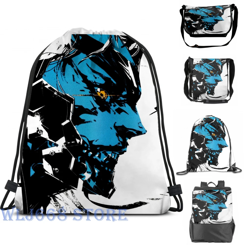 Funny graphic print shoulder Bags women Metal Gear Rising Revengeance Artbook Raiden Single backpack travel men | Багаж и сумки