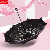 plus size black coating ultraviolet proof women anti uv mini pocket sunshade umbrella paraguas parasol sombrilla birthday gift