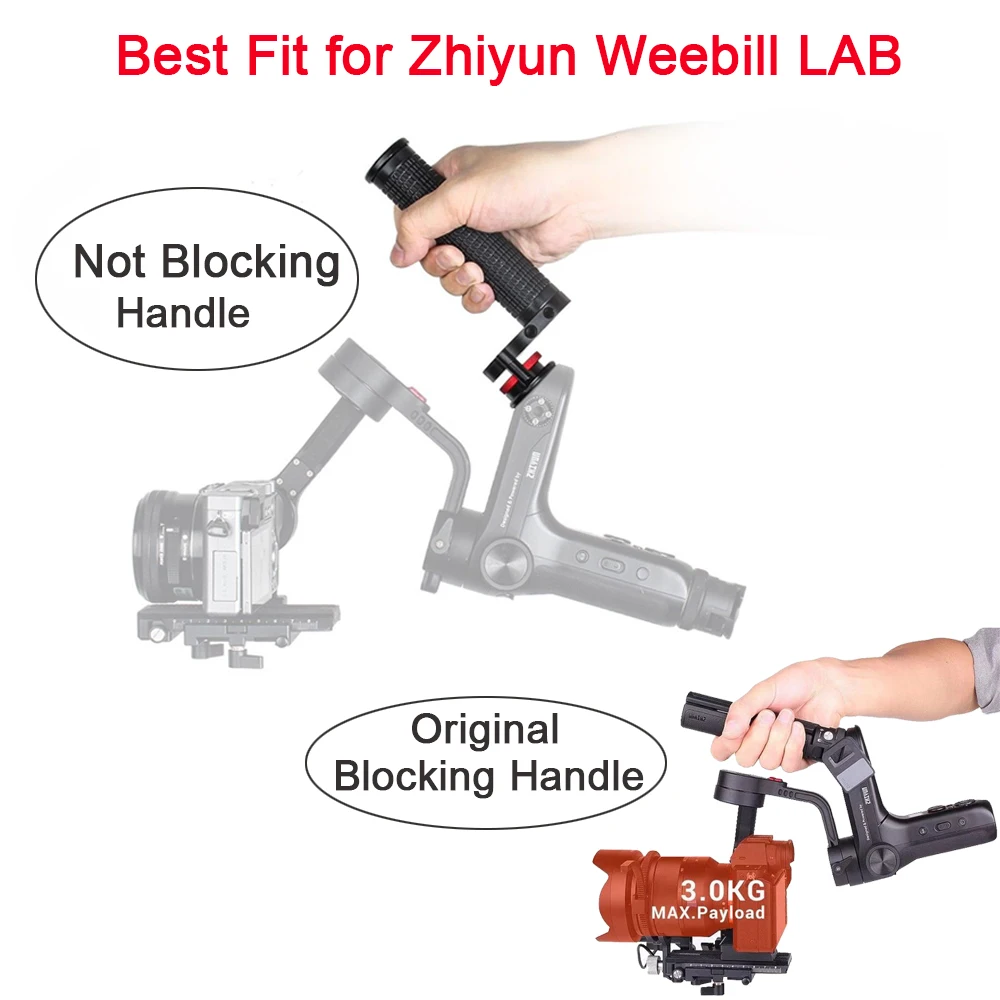 Ручной держатель для Zhiyun Weebill Lab WB с резьбовыми отверстиями 1/4 шарнирный аксессуар