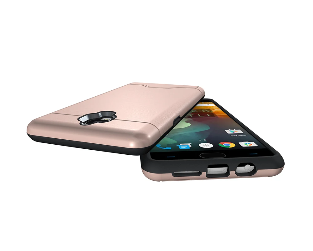Чехол для Oneplus 3 т Крышка Матовый PC + мягкая TPU чехол подставка с карты слот |