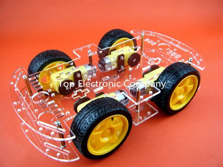 4WD умный робот шасси автомобиля наборы для arduino с датчиком скорости