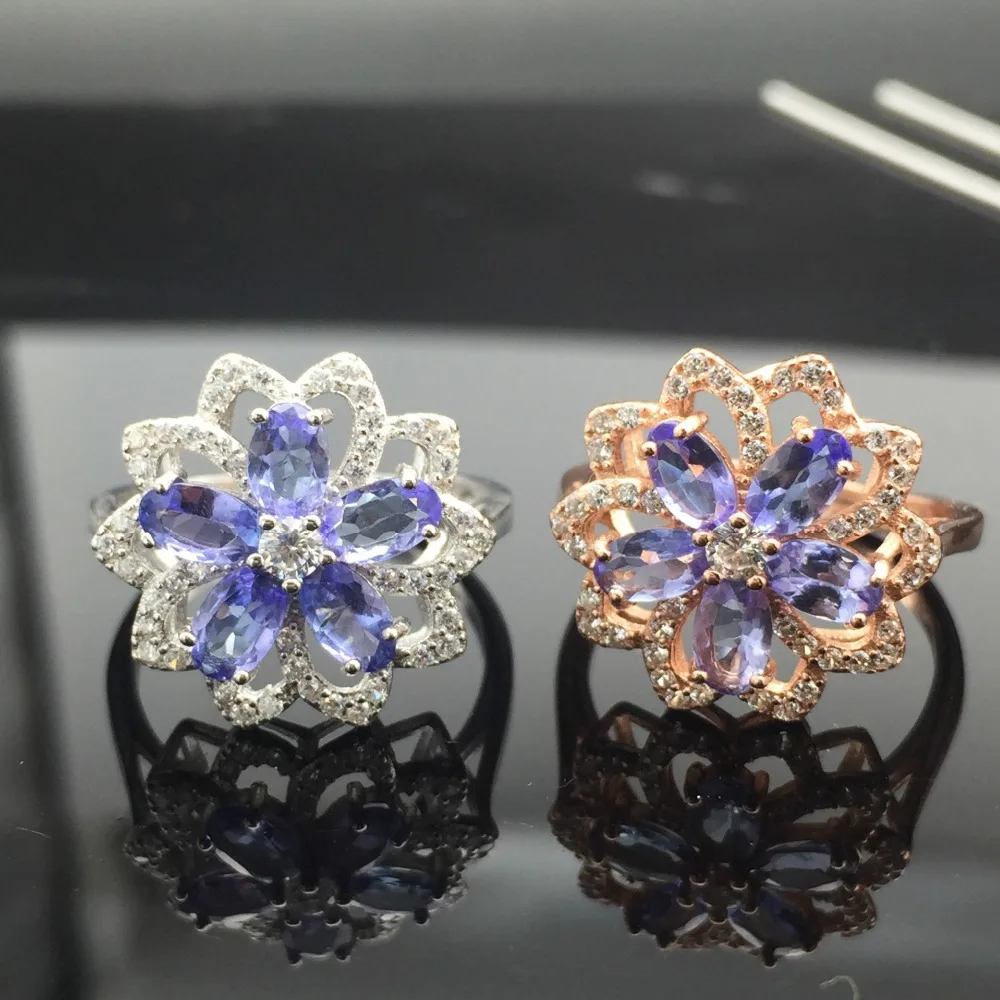 KJJEAXCMY boutique jewels 925 Чистое серебро натуральный танзанийский костюм женщина