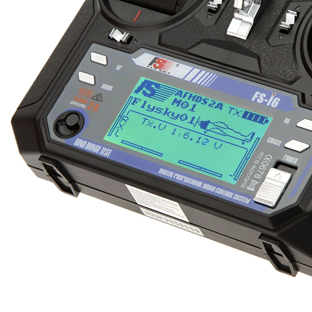 Радиосистема Flysky FS-i6 AFHDS 2A передатчик для радиоуправляемого вертолета 6 каналов 2 4