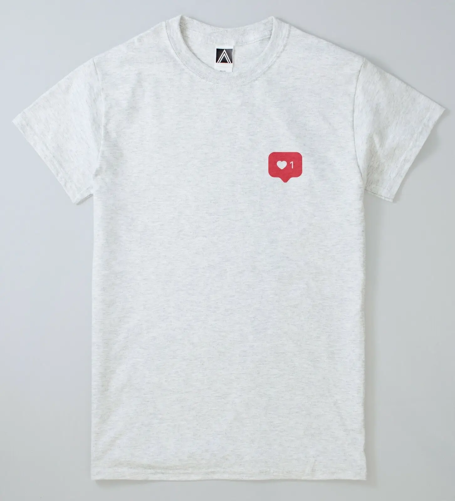 Футболка с надписью Insta Heart футболка Like Follower Influencer модная в стиле блогера Top2019