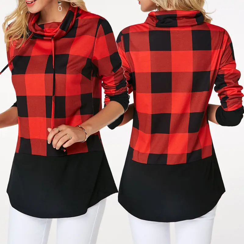 Футболки 2018 новый бренд размера плюс женские с длинным рукавом Лоскутная Туника