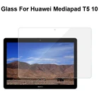 Закаленное стекло для экрана Huawei Mediapad T5 10, защитная пленка для экрана, искусственная кожа, 10,1 дюйма, Защитная пленка для экрана планшета