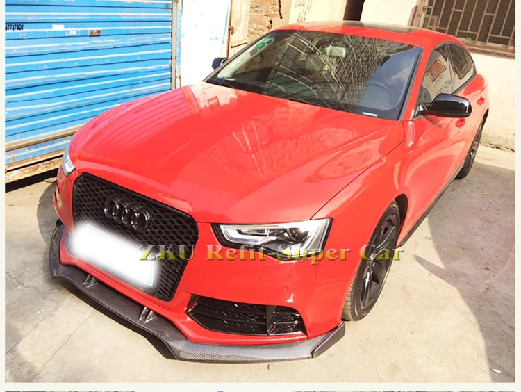 RS5 ABT Стиль карбоновый бампер передний бампер для Audi A5 2012