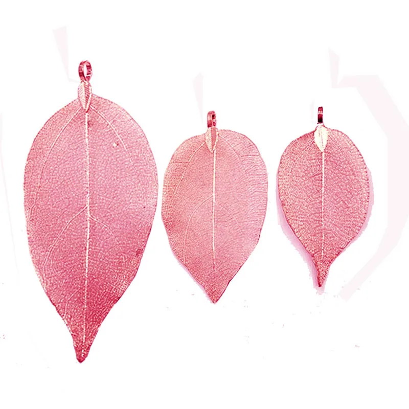 Натуральные листья для изготовления ювелирных изделий амулеты листьев медное