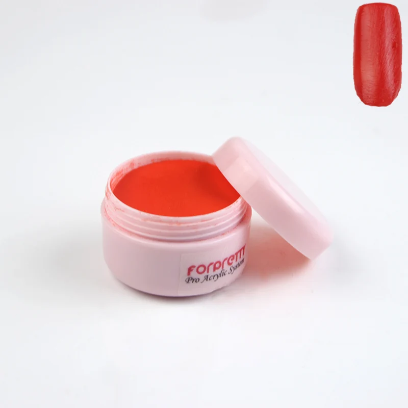 acrylic powder red Acrilico Unha 20 г акриловый порошок акриловый лак для ногтей для Nagels Akrilik белый Akryl розовый прозрачный Polvo Poudre acryl ique Pour Ongle - Цвет: acrylic powder red