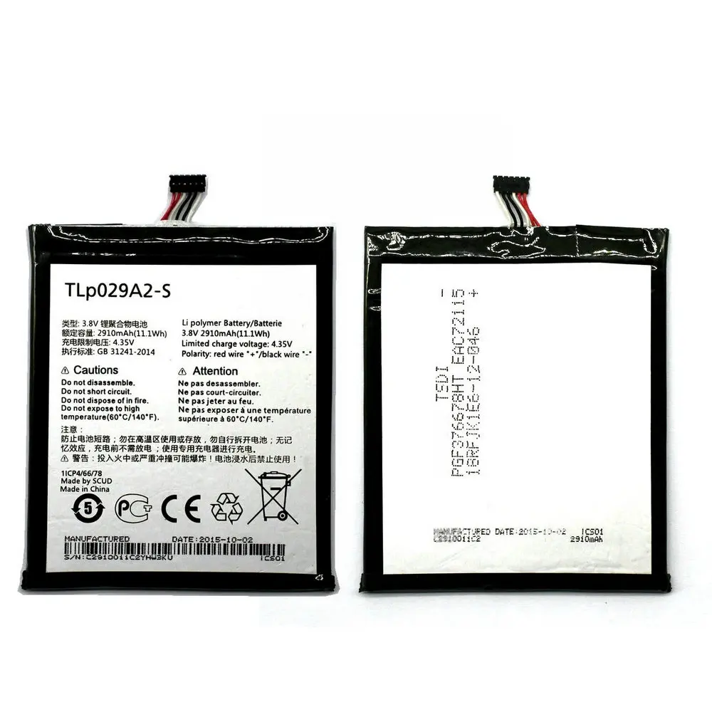 Оригинальный аккумулятор TLp029A2 2910 мА/ч + инструменты для Alcatel One Touch Idol 3 I806 6045Y 6045K