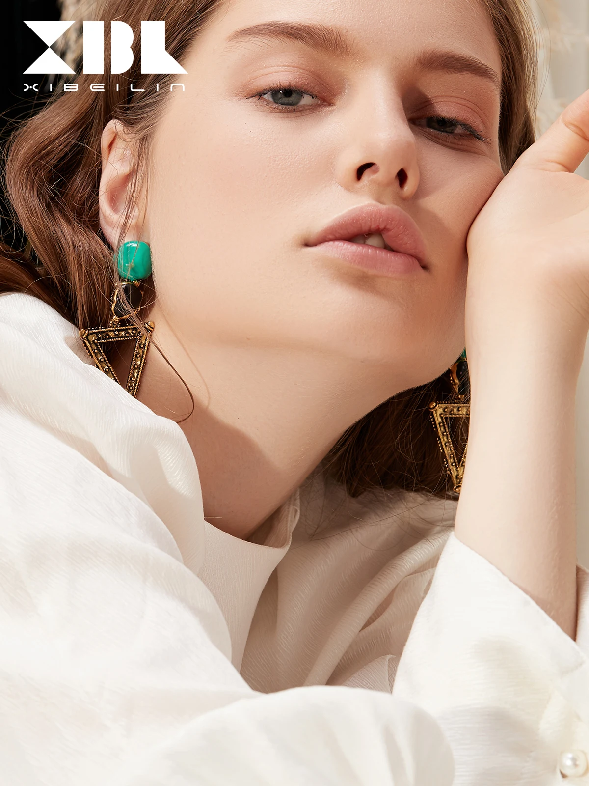 Новая индивидуальность хипстер геометрические яркие женские сережки дикая