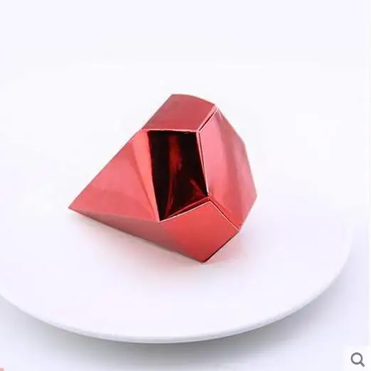 50 шт. в форме бриллианта коробка конфет для свадьбы товары дня рождения свадебные