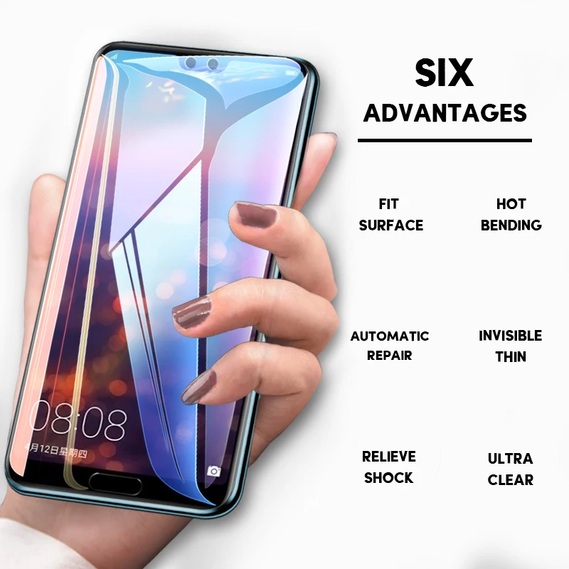 Hydrogel Film For Oneplus 6T Screen Protector 6 T Soft 5T A6000 A6010 Not Glass | Мобильные телефоны и аксессуары