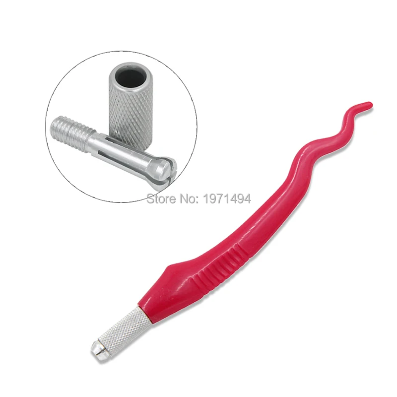 Новинка 50 шт. Профессиональные ручные ручки для микроблейдинга бровей с вышивкой