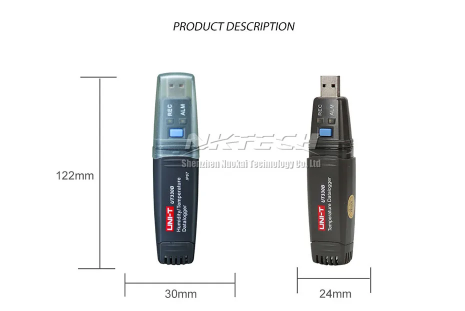 UNI-T USB регистратор данных 60 к регистратор данных запись влажности температура термометр UT330A UT330B UT330C мини ПК Подключение метр