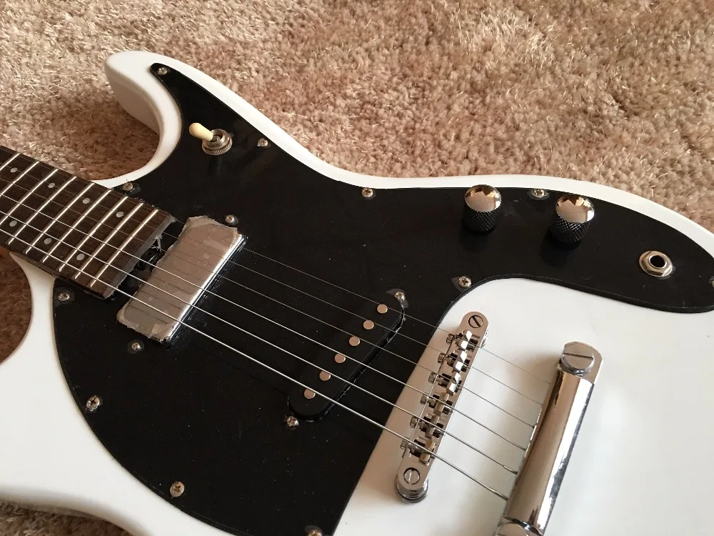 Ventures custom гитары белого цвета Mosrite логотип обратный средства ухода за кожей 6