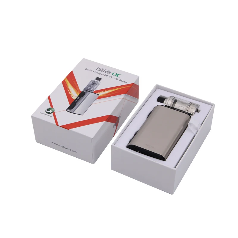 Оригинальный набор Eleaf iStick QC 200 Вт Box Mod Vape и атомайзер MELO 300 3 5 мл аккумулятор 5000 мАч