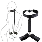 Самозавязывающаяся веревка БДСМ удерживающие ремни наручники Кляпы для рта Ball связывающаяся взрослая игра Slave pillory SM секс-игрушка для пар
