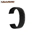 Ремешок из нержавеющей стали для часов Suunto Core, металлический эластичный браслет для мужчин и женщин, Серебристый браслет с петлей и шпилькой, 24 мм