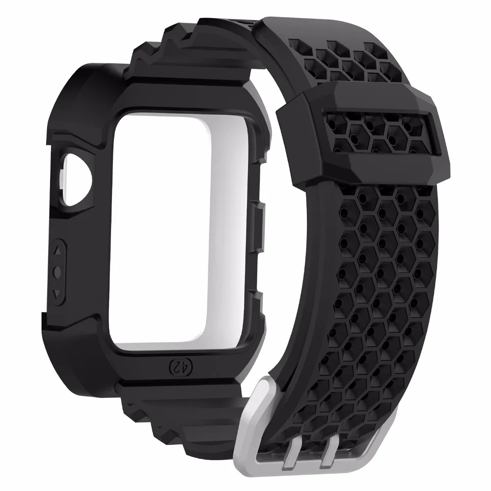 Ремешок для часов Bemorcabo мягкий ремешок из ТПУ Apple Watch 1 2 3 Серия i 42 38 мм мужские и