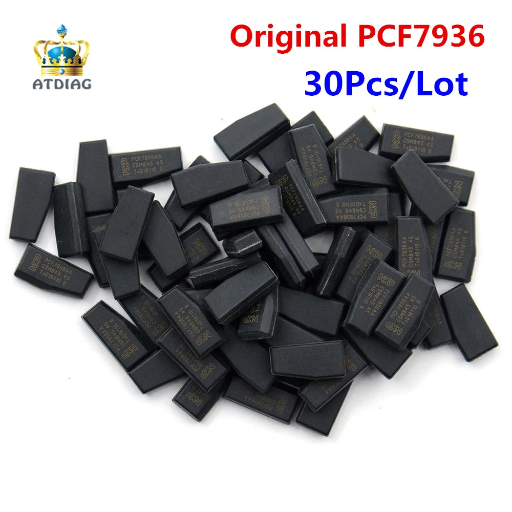 Оригинальный чип транспондера для автомобильных ключей PCF7936AS SOT385 30 шт./лот ID46 PCF7936