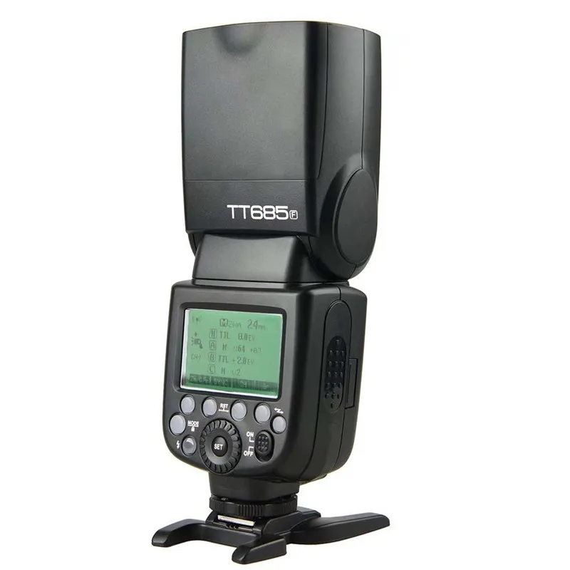 Беспроводная вспышка Godox TT685F 2 4G GN60 HSS 1/8000 s TTL триггер для Fujifilm Fuji|Фотовспышки| |