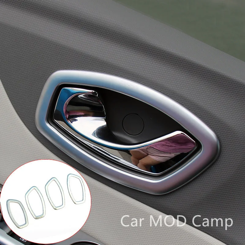 Для Renault Captur Kaptur Samsung QM3 2013-2018 ABS матовая внутренняя дверная ручка рама крышка