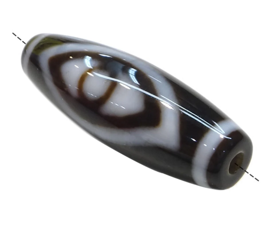 Модные ювелирные изделия 3 шт./лот 2017 натуральные тибетские бусины Dzi Овальные