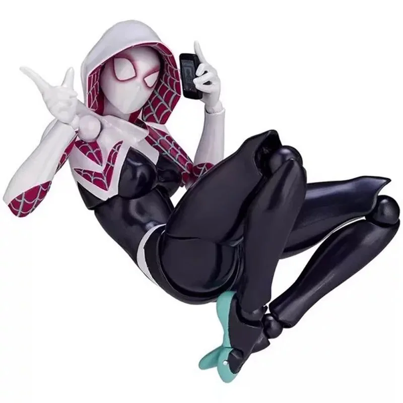 Hot Marvel Super Heros Spide-Gwen Figure Jointed Doll Spider man Gwen Action Toy Kids Gifts with Original box | Игрушки и хобби