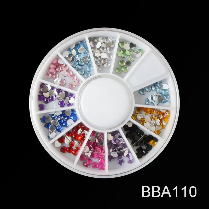 BBA110 AddFavor украшения для ногтей Стразы акриловые Золотая цепь с жемчугом металлические шпильки драгоценные камни Поддельные бриллианты лак для ногтей дизайн Камни - Цвет: BBA110