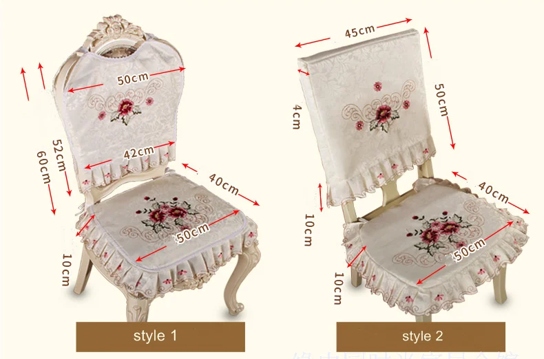 Vezon скатерть из полиэстера в европейском стиле Цветочная вышитая полая крышка