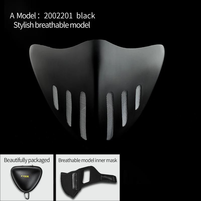 Coolсмена велосипедная маска для лица зимняя ветрозащитная Спортивная велосипедная маска теплая дышащая упругий велосипед Маска Велосипедное снаряжение мотоцикл - Цвет: 2002201Breathable