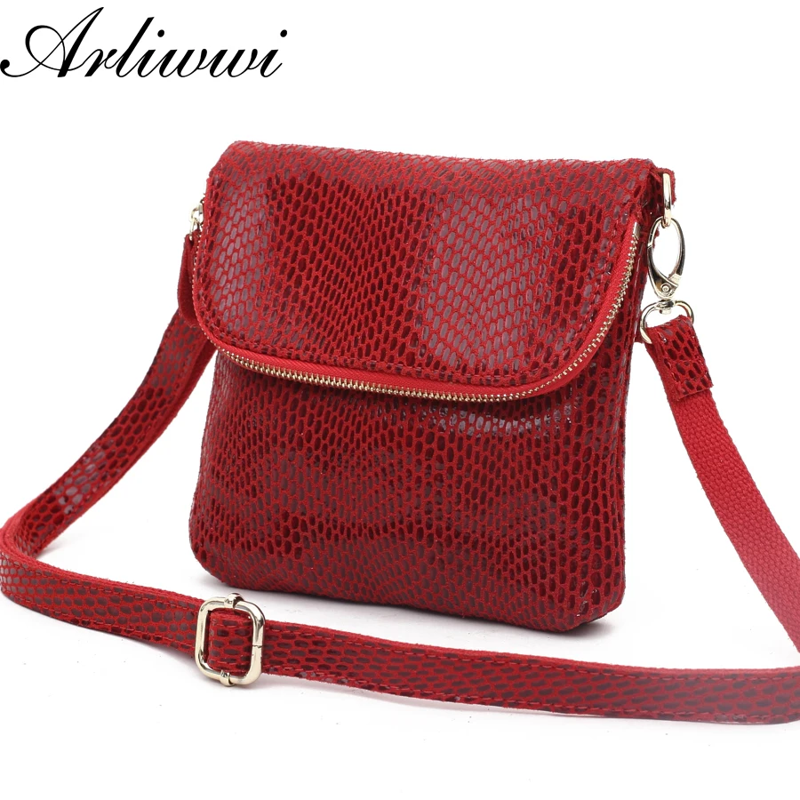 Нежные блестящие цветные сумки через плечо из 100% натуральной кожи женские