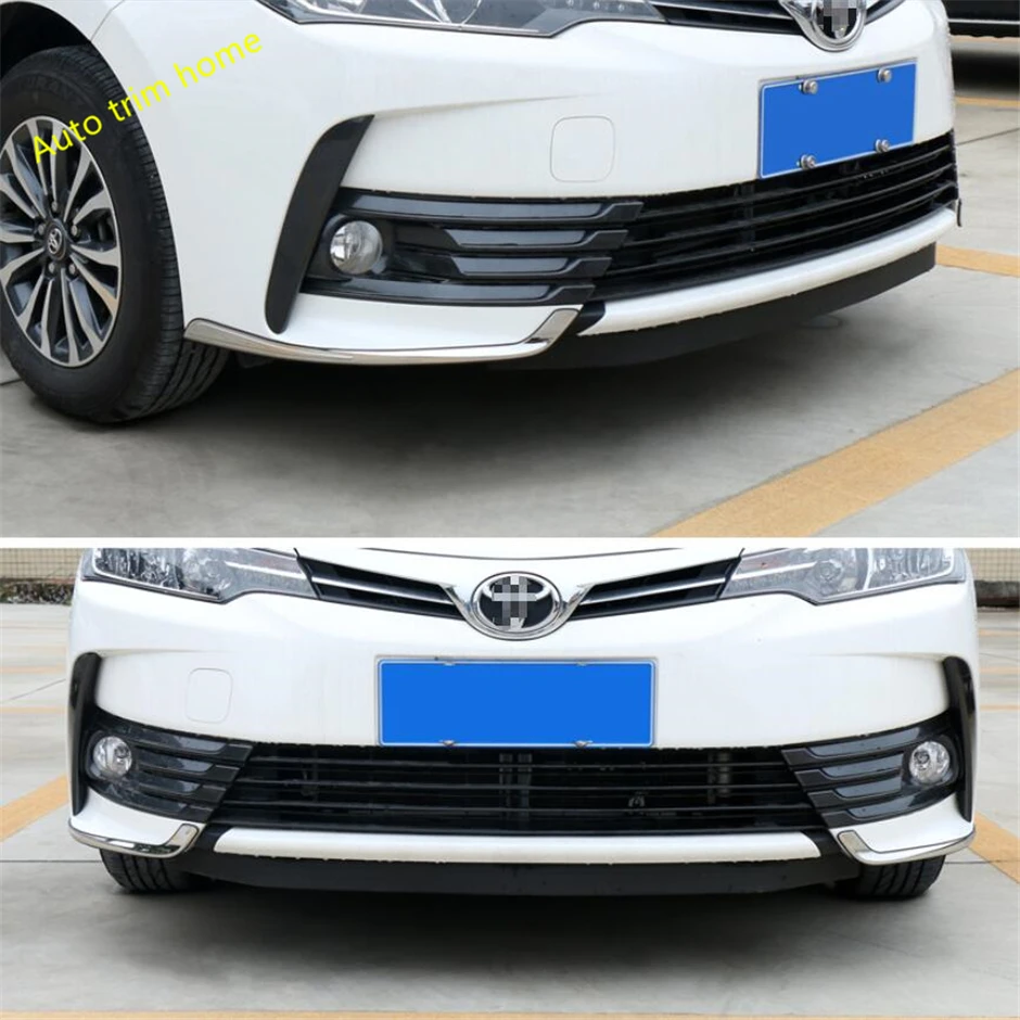 Лампы для защиты панели Toyota Corolla 2017 2018 из нержавеющей стали|Хромирование| |